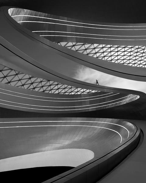Photograph Ali Zolghadri Between The Curves on One Eyeland